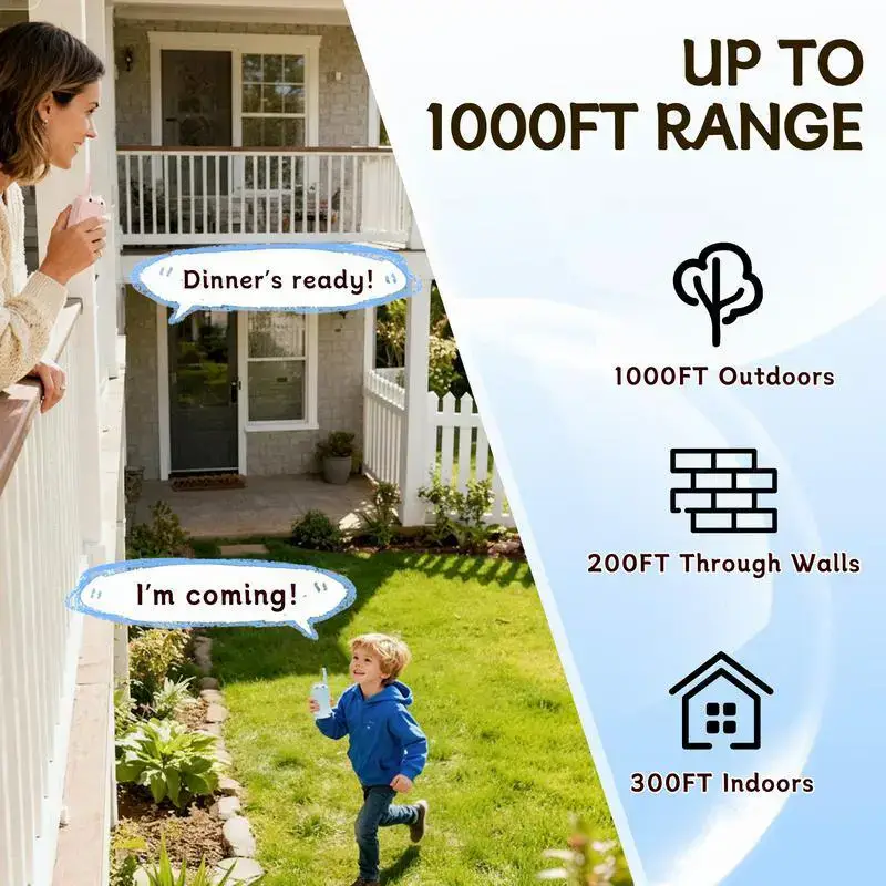 The cute and modern appearance makes it feel like a fun gadget rather than a traditional communication device, encouraging kids to carry and use it more frequently in daily play.