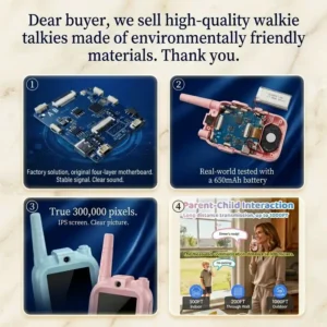 The device is equipped with an optimized energy-saving system that extends battery life while maintaining strong performance. Intelligent power control helps reduce unnecessary energy consumption, ensuring longer usage time per charge. This allows children to enjoy uninterrupted communication and entertainment throughout the day, whether at home, school breaks, or outdoor play.