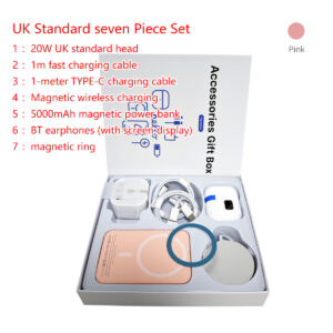 6-in-1 headphone/ Magnetic Power bank/Mobile phone accessory set - Image 12