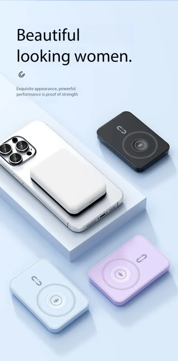 【22.5W】3-in-1 Phone/Watch/Headphone Magnetic Power bank（Free Mag Ring）