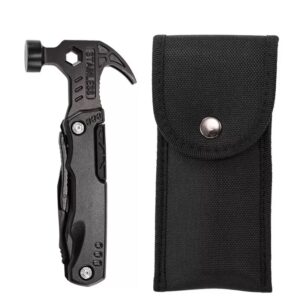 Aluminum alloy/titanium alloy folding hammer/claw tool