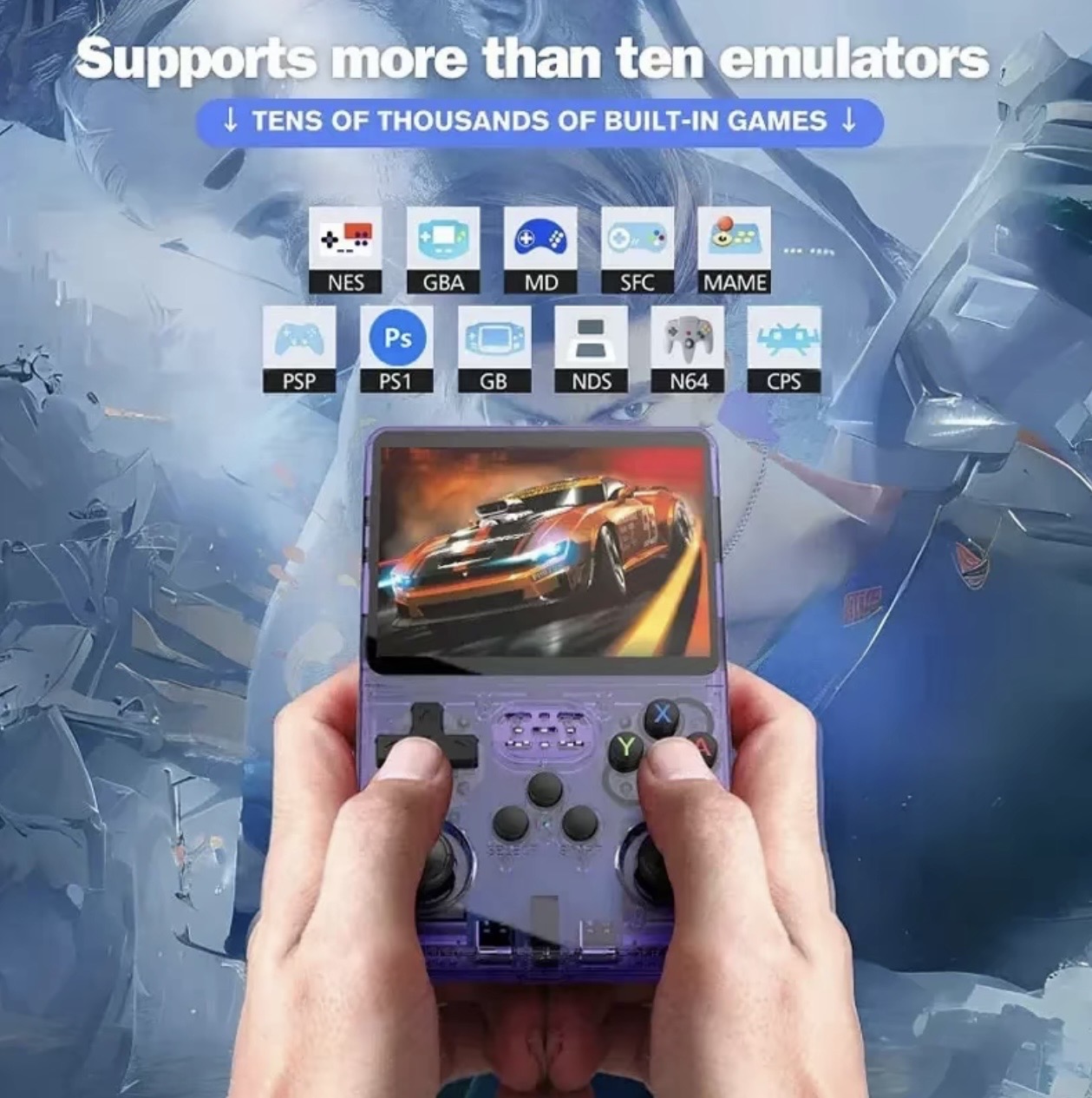 Built with multiple emulator systems, the R36S supports a wide range of gaming platforms, ensuring compatibility with various classic consoles and arcade systems. This allows users to enjoy different generations of games in one device without switching hardware. It provides a unified gaming experience that brings together decades of gaming history.