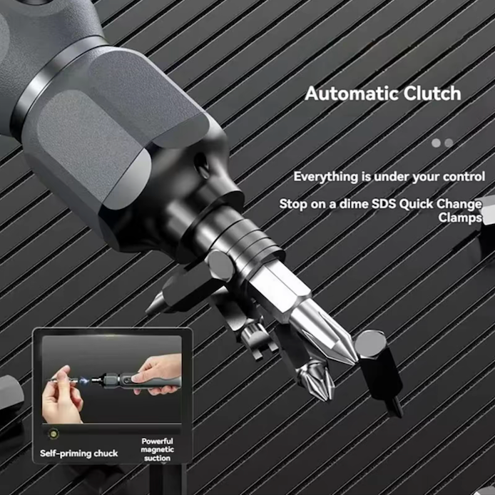 From electronics repair to furniture assembly and household maintenance, this upgraded 38-in-1 electric screwdriver adapts to multiple scenarios. The enhanced power system ensures reliable performance across different materials and screw types. Whether for professional use or home projects, it delivers consistent and efficient results.