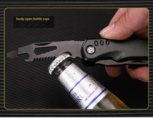 Multi-functional folding hammer/claw/knife/screwdriver all-in-one tool