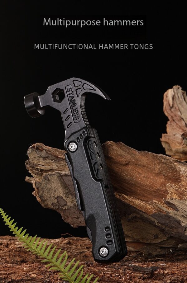 folding multi-functional hammer offers a more efficient solution.